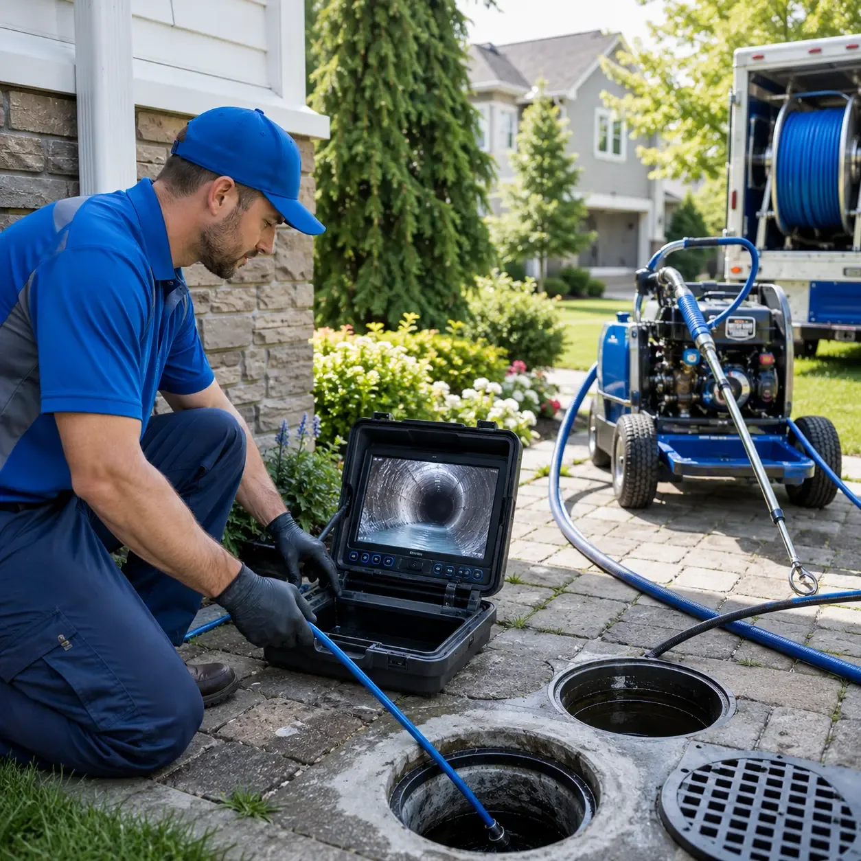 Outdoor drain cleaning professionals serving Grant, MI