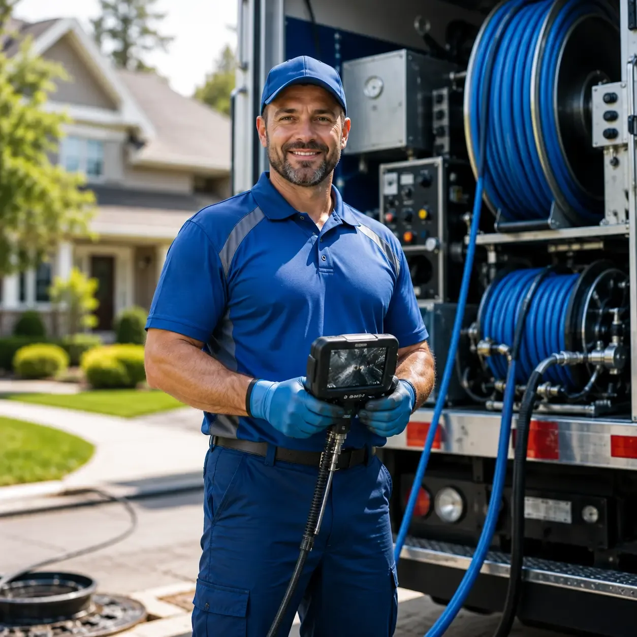 Local outdoor drain cleaning specialists in Grant, MI